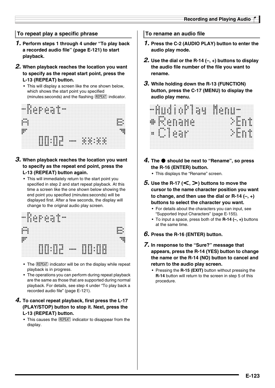 Casio AT-5 User Manual | Page 125 / 163
