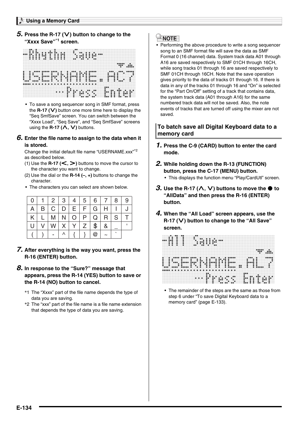 Casio AT-5 User Manual | Page 136 / 163