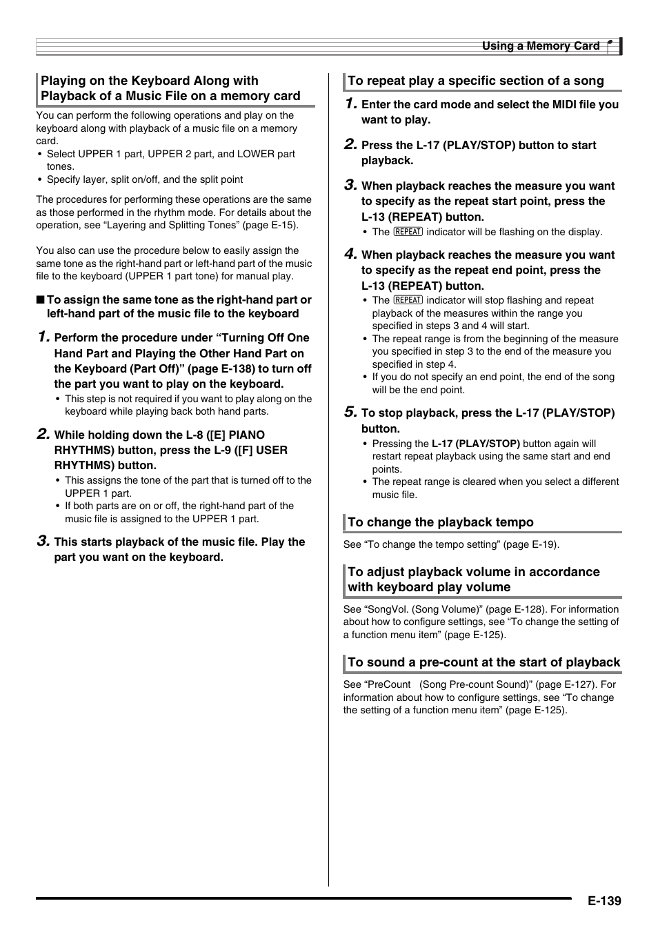 Casio AT-5 User Manual | Page 141 / 163