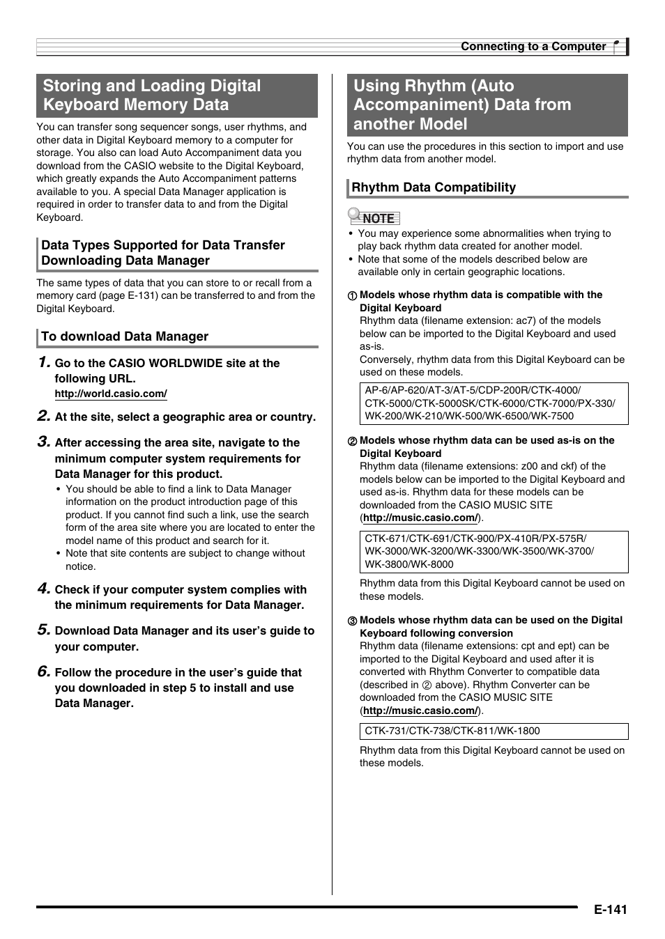 Casio AT-5 User Manual | Page 143 / 163