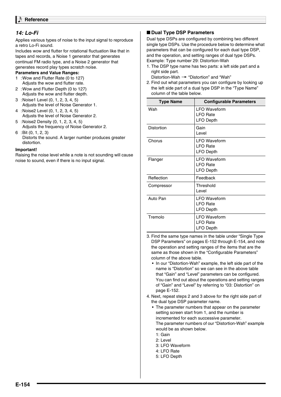 Casio AT-5 User Manual | Page 156 / 163