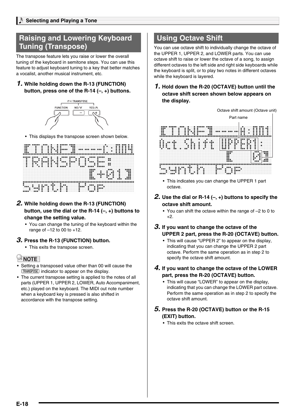 Casio AT-5 User Manual | Page 20 / 163