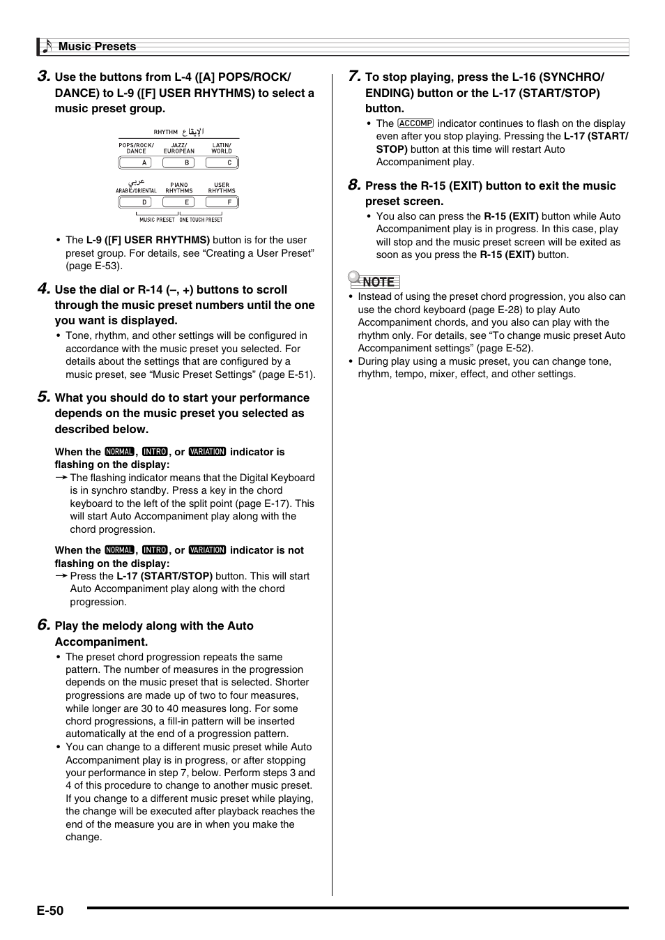 Casio AT-5 User Manual | Page 52 / 163