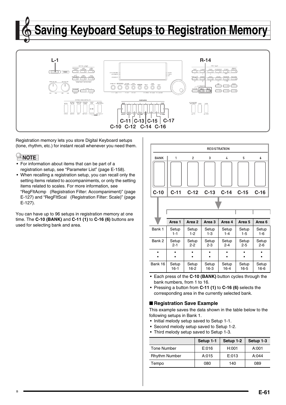 E-61 | Casio AT-5 User Manual | Page 63 / 163