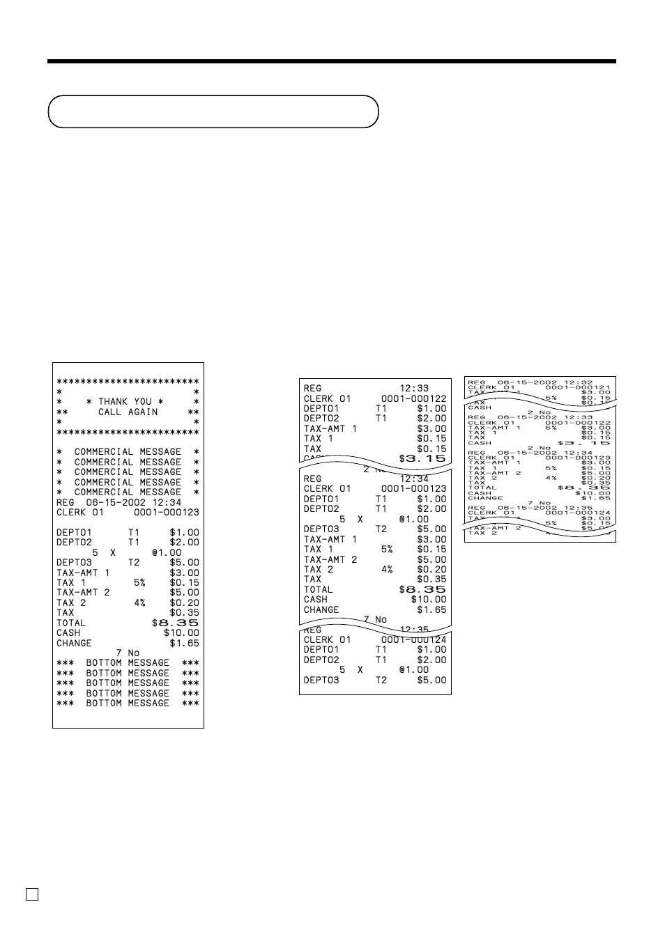 How to read the printouts, Basic operations and setups | Casio CE-T100 User Manual | Page 22 / 92