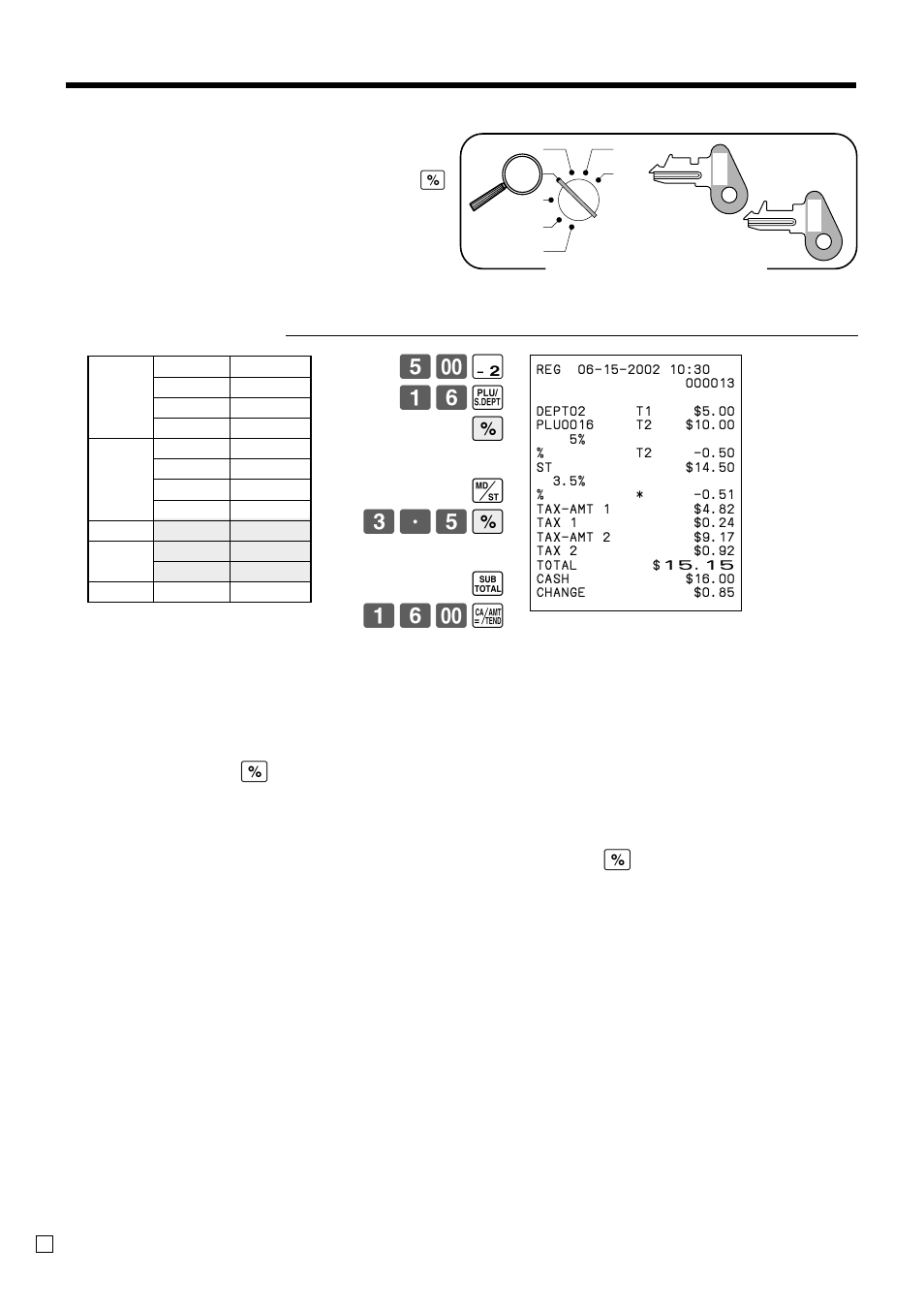 Basic operations and setups, Registering discounts | Casio CE-T100 User Manual | Page 32 / 92