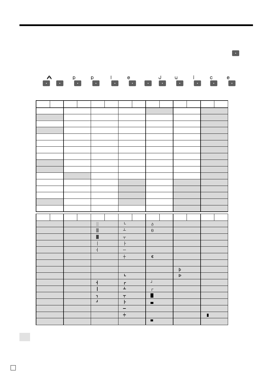 Convenient operations and setups, Entering characters by code, Character code list | Casio CE-T100 User Manual | Page 56 / 92