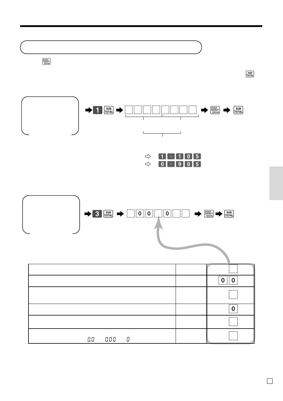 Currency exchange programming, 61 s 6, Con venient operations and setups | 6 ; 6 s | Casio CE-T100 User Manual | Page 67 / 92