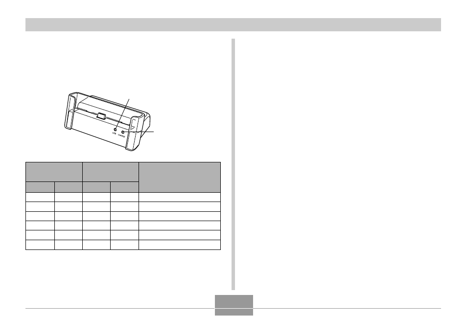 109 usb cradle indicator lamps | Casio EX-M2 User Manual | Page 109 / 117