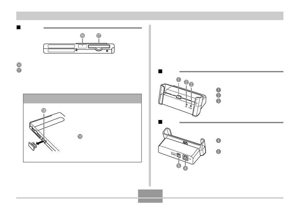 Usb cradle | Casio EX-M2 User Manual | Page 18 / 117