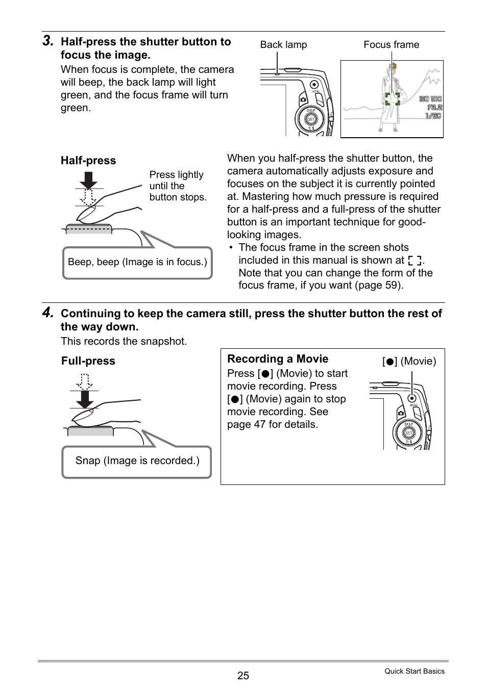 Casio EXILIM EX-Z370 User Manual | Page 25 / 145