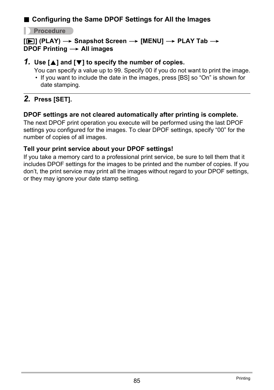 Casio EXILIM EX-Z370 User Manual | Page 85 / 145