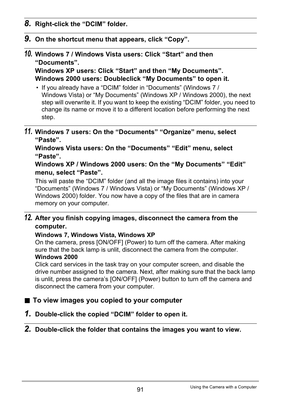 Casio EXILIM EX-Z370 User Manual | Page 91 / 145