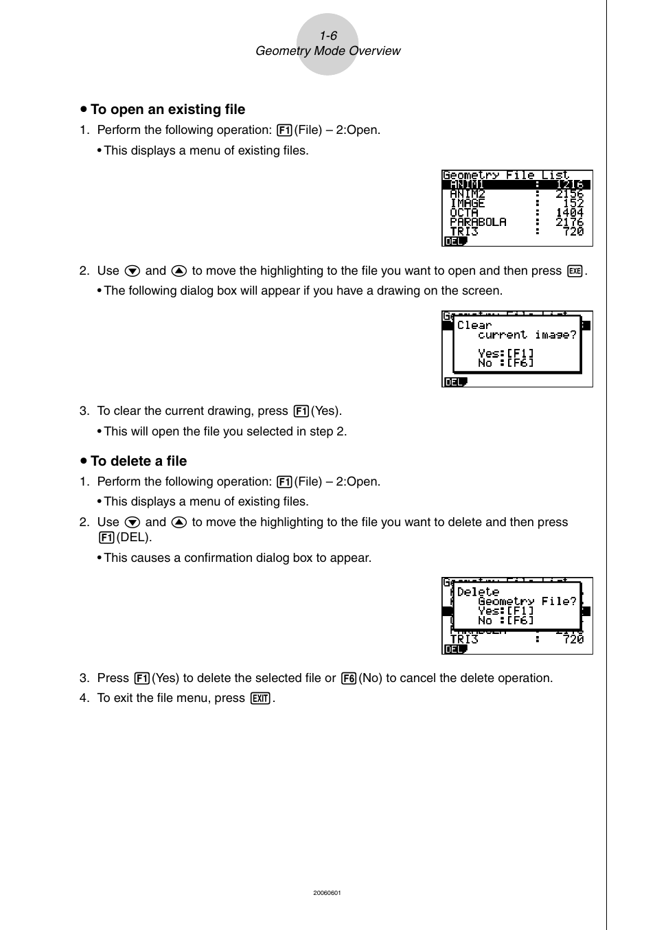 Casio Geometry User Manual | Page 8 / 70