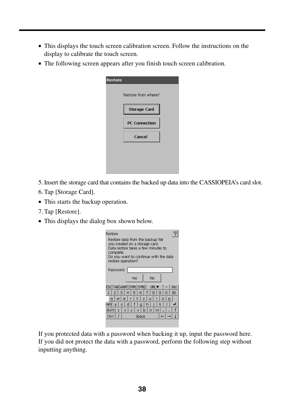 Casio CASSIOPEIA User Manual | Page 38 / 47