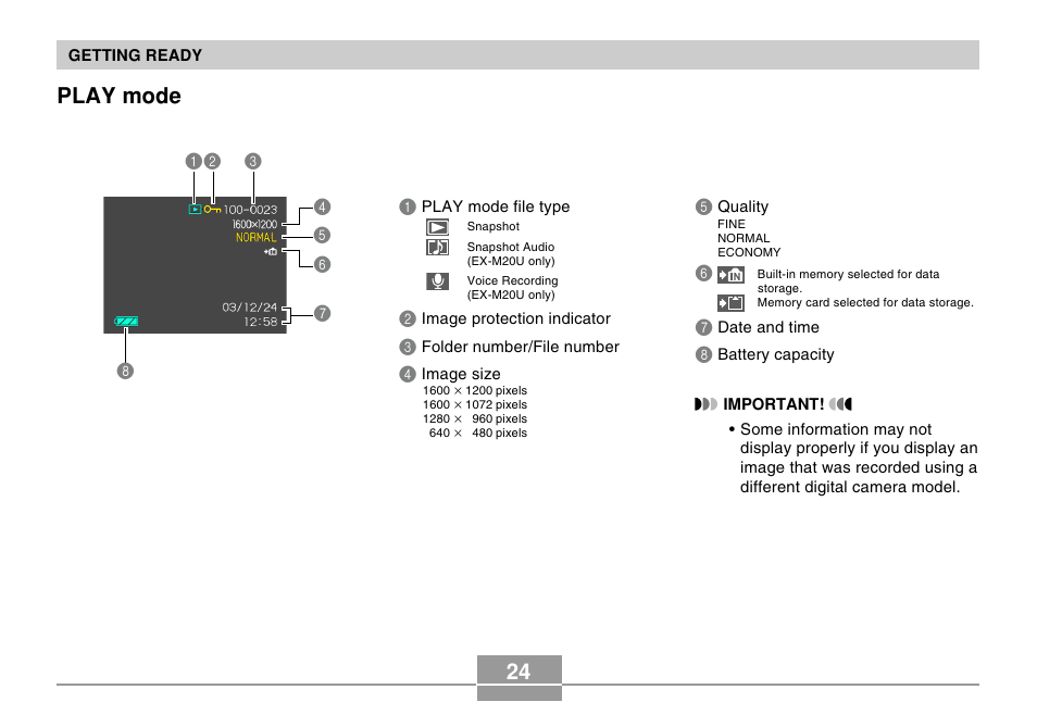 24 play mode | Casio EX-S20U/EX-M20U User Manual | Page 24 / 54
