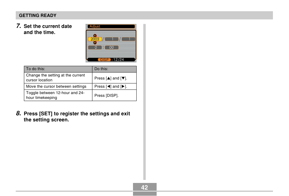 Casio EX-S20U/EX-M20U User Manual | Page 42 / 54