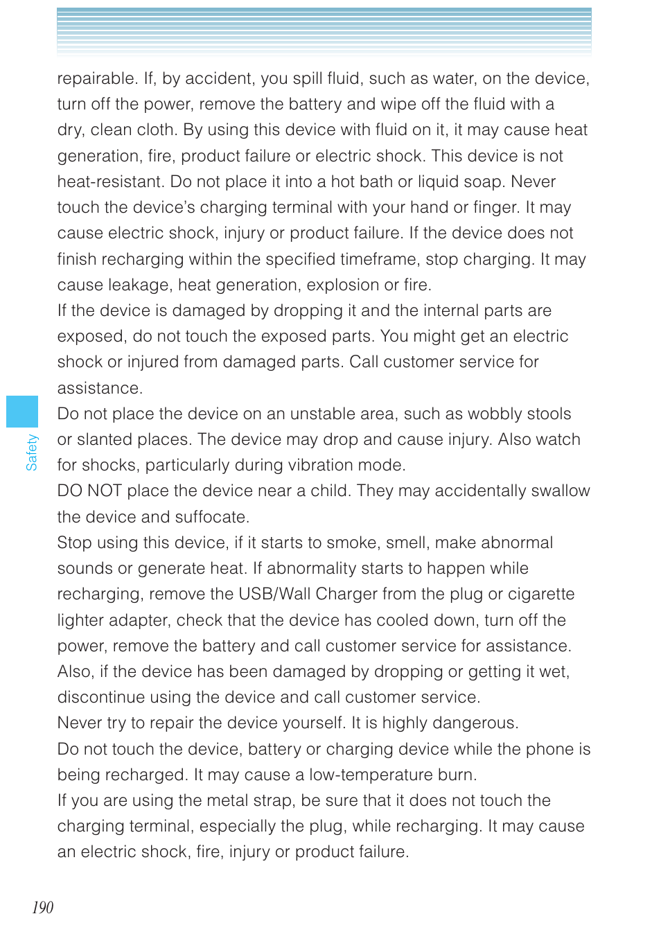 Casio G'zOne Ravine User Manual | Page 191 / 212