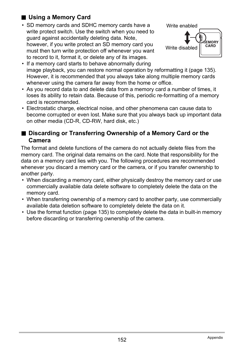 Casio EXILIM EX-FH20 User Manual | Page 152 / 176