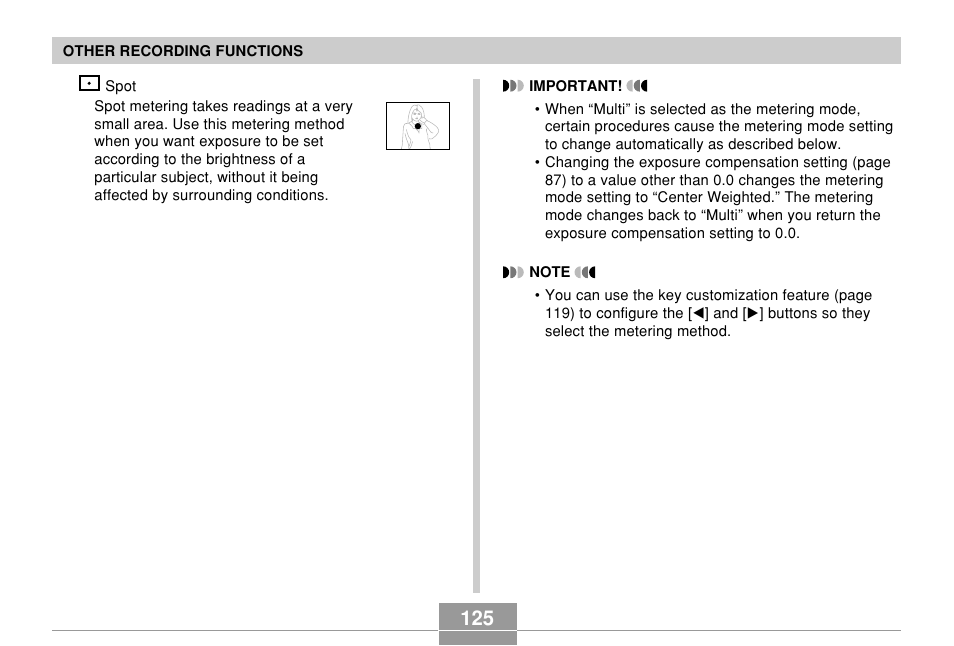 Casio EX-Z110 User Manual | Page 125 / 242