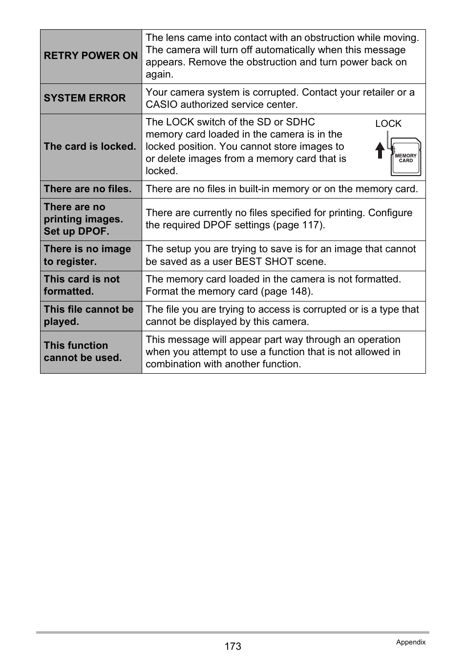 Casio EX-Z2000 User Manual | Page 173 / 195