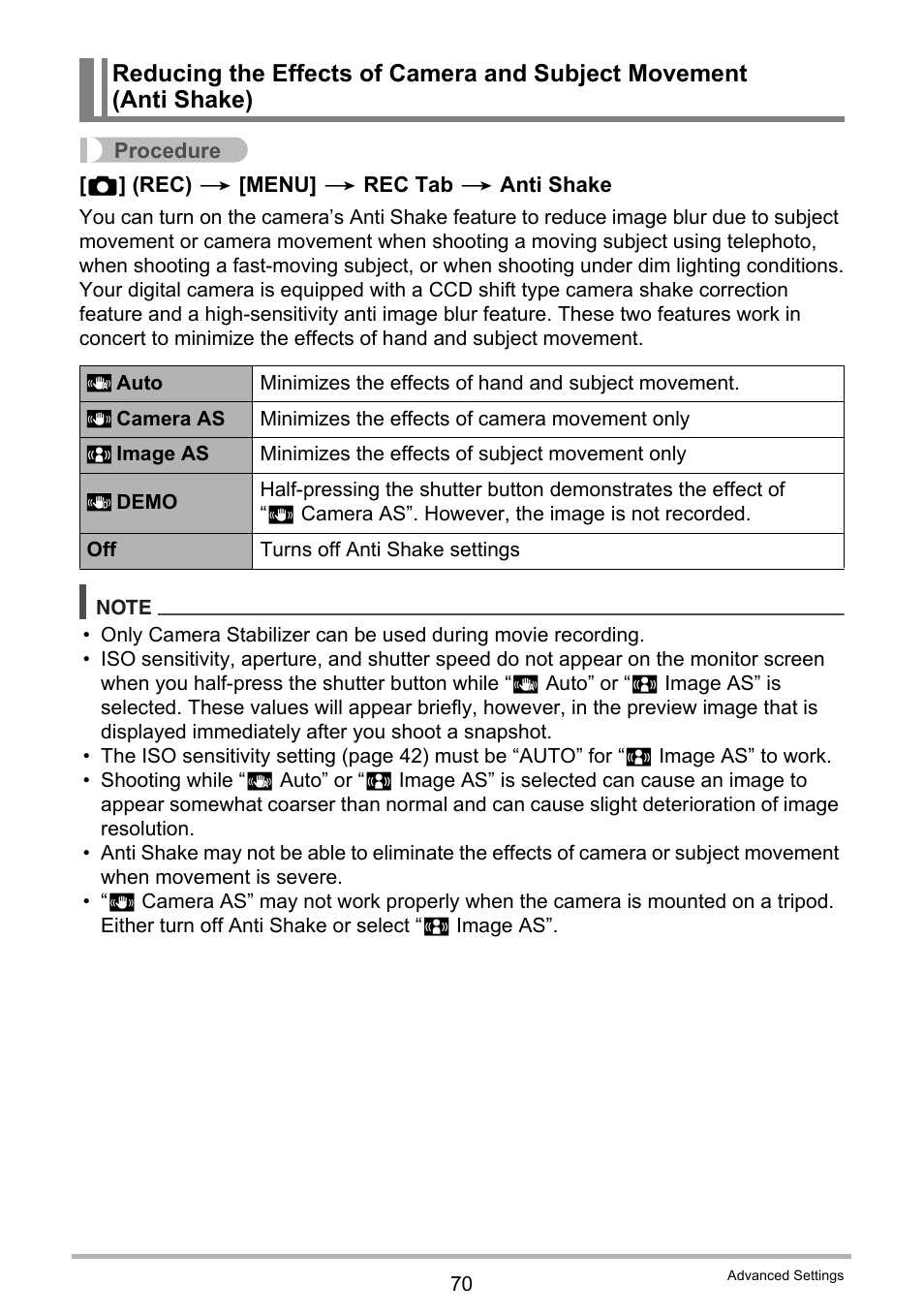 Casio EX-Z2000 User Manual | Page 70 / 195