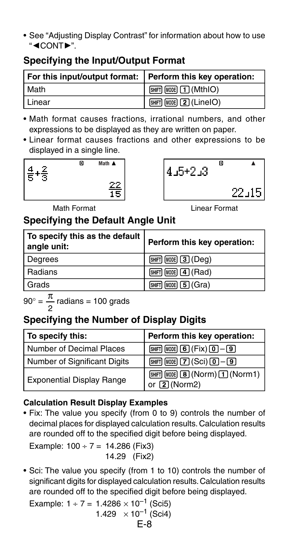 Casio fx-115ES User Manual | Page 10 / 75