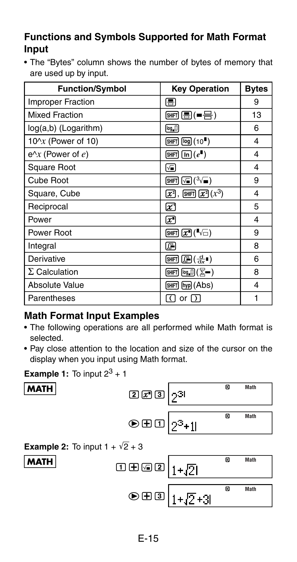 Casio fx-115ES User Manual | Page 17 / 75
