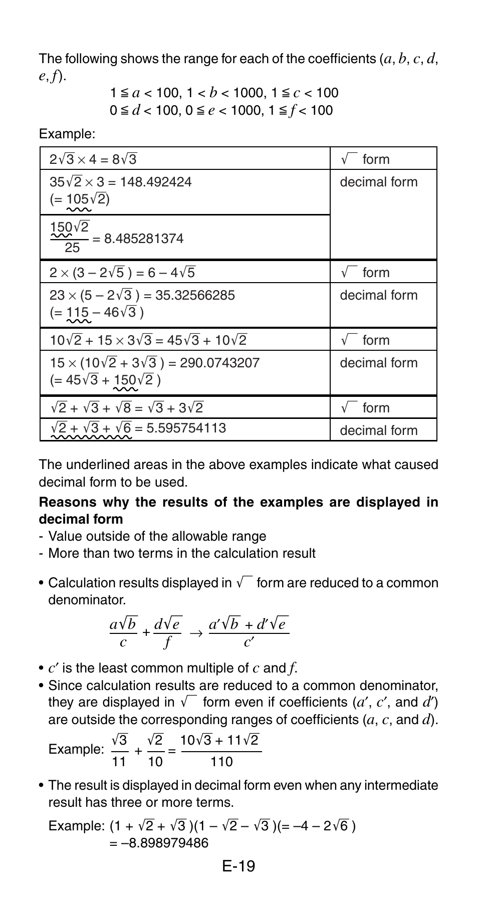 Casio fx-115ES User Manual | Page 21 / 75