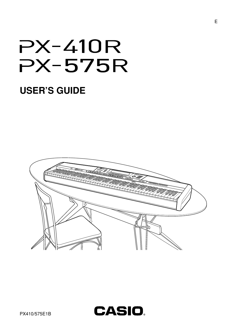 Casio PX410R User Manual | 100 pages