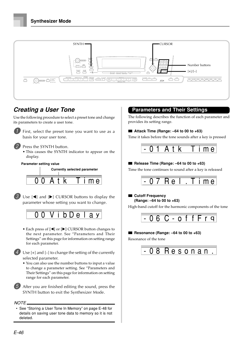 V i 0 0 d e l, Ro r e - 0 8 o n a . n s | Casio PX410R User Manual | Page 48 / 100