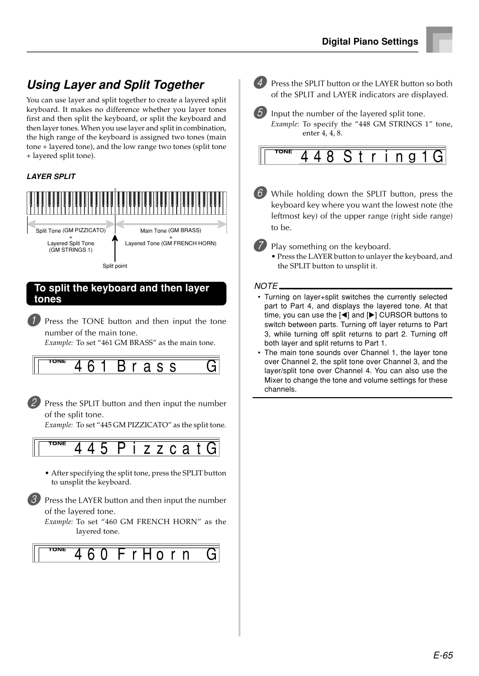 B r a 4 6 1 s s g, S t r 4 4 8 i n 1 | Casio PX410R User Manual | Page 67 / 100