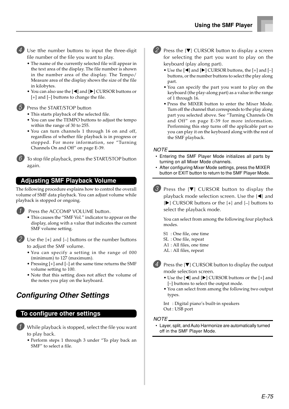 Configuring other settings | Casio PX410R User Manual | Page 77 / 100