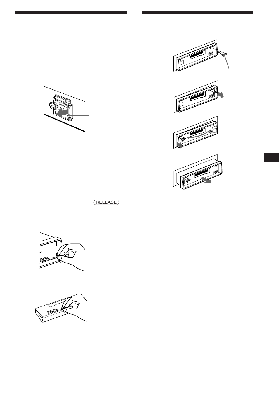Maintenance, Dismounting the unit | Sony XR-C453RDS User Manual | Page 17 / 120