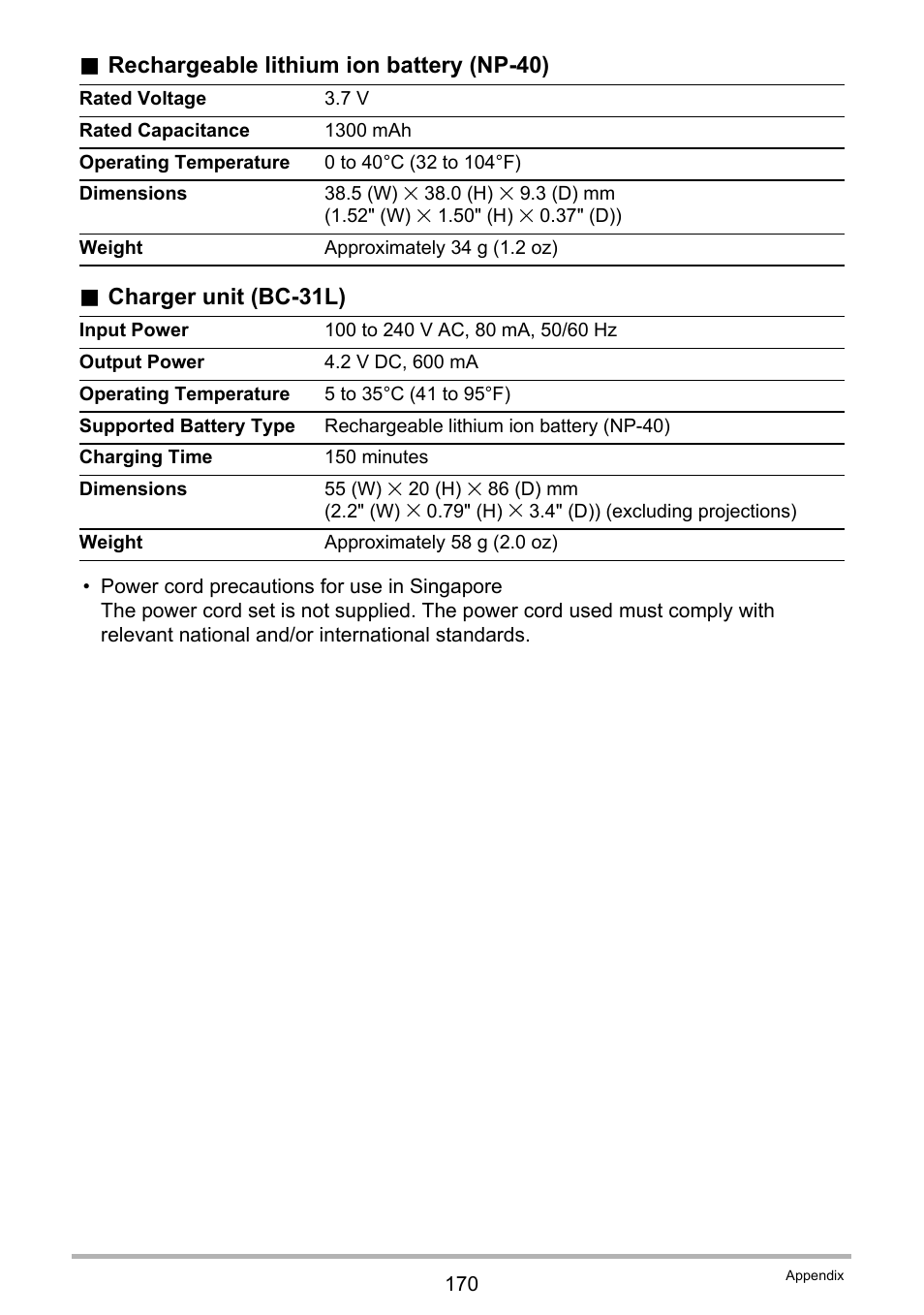 Casio EXILIM EX Z 100 User Manual | Page 170 / 171