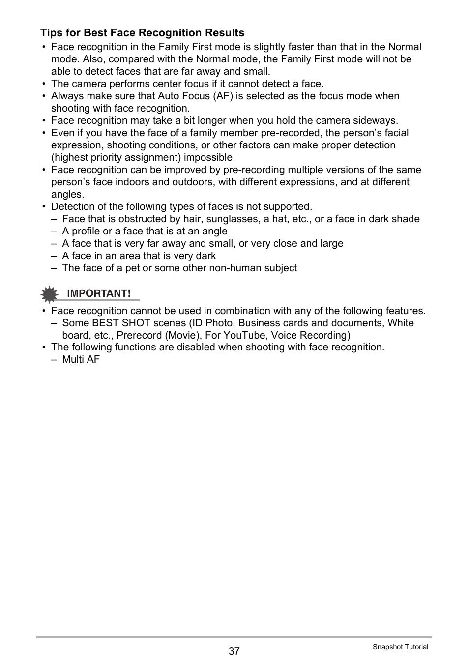 Casio EXILIM EX Z 100 User Manual | Page 37 / 171