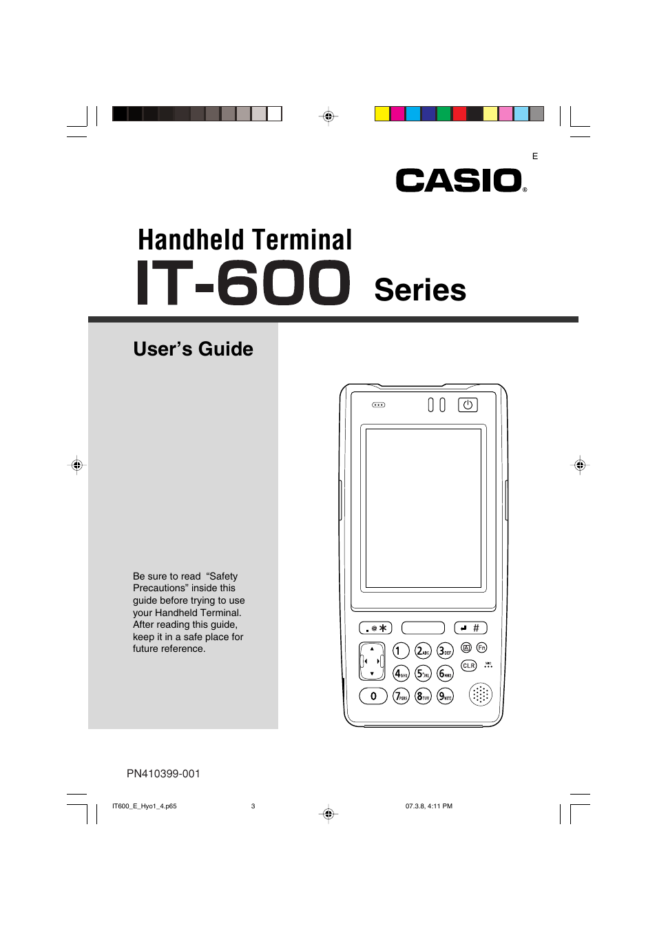 Casio IT-600 User Manual | 57 pages