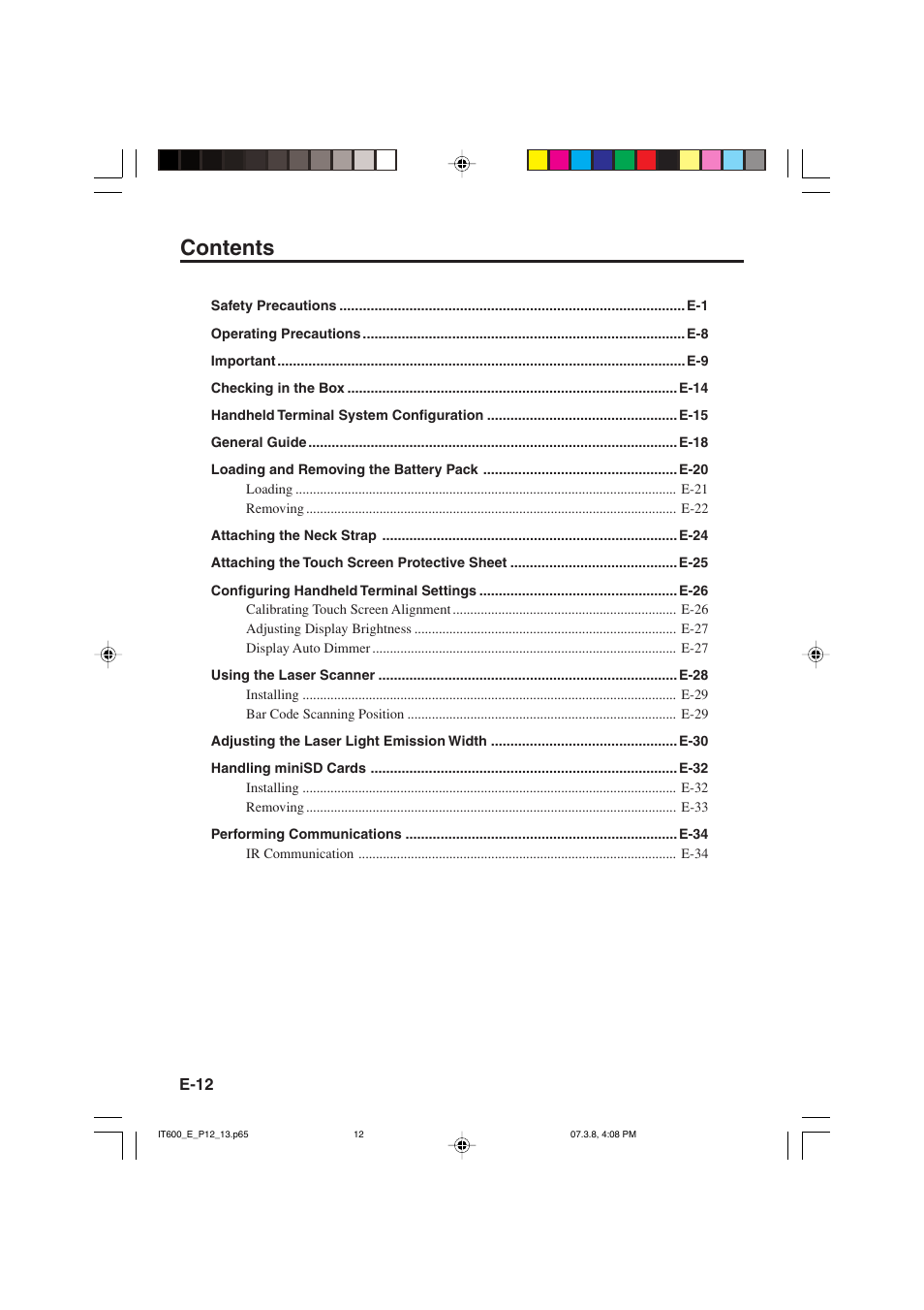 Casio IT-600 User Manual | Page 14 / 57