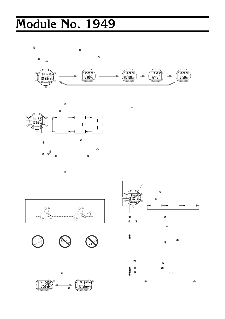 Casio 1949 User Manual | 2 pages