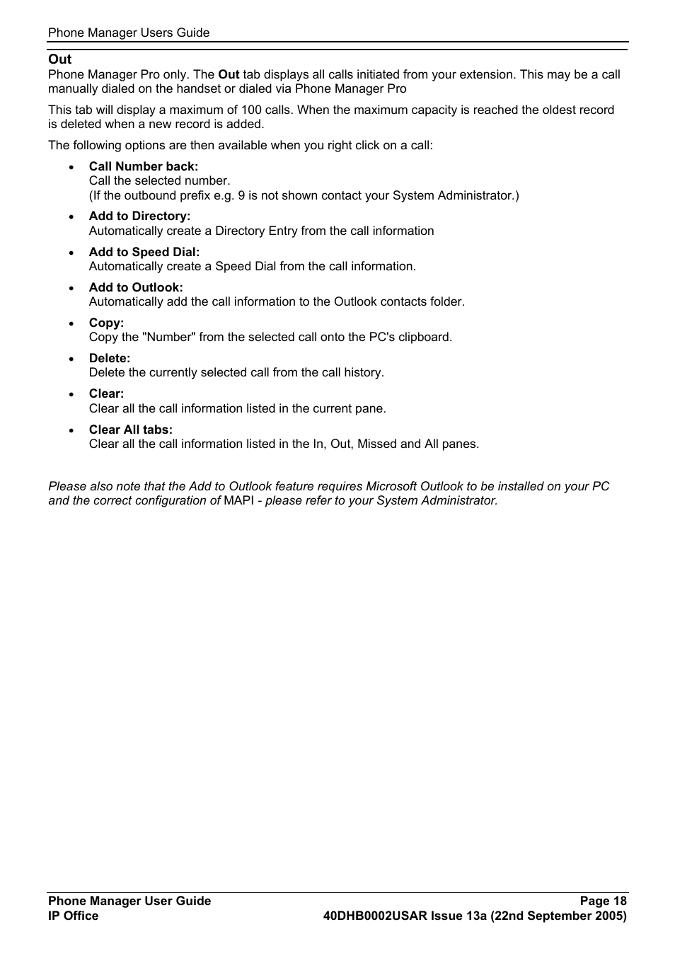 Avaya 40DHB0002USAR User Manual | Page 18 / 96