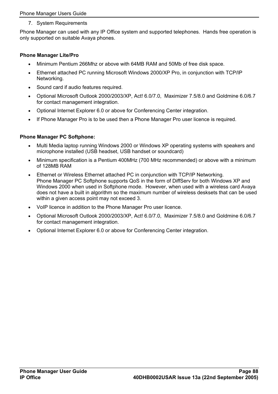 System administration | Avaya 40DHB0002USAR User Manual | Page 88 / 96