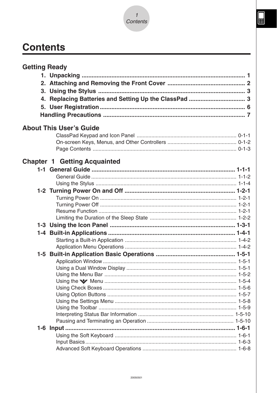 Casio ClassPad 300 PLUS User Manual | Page 12 / 753