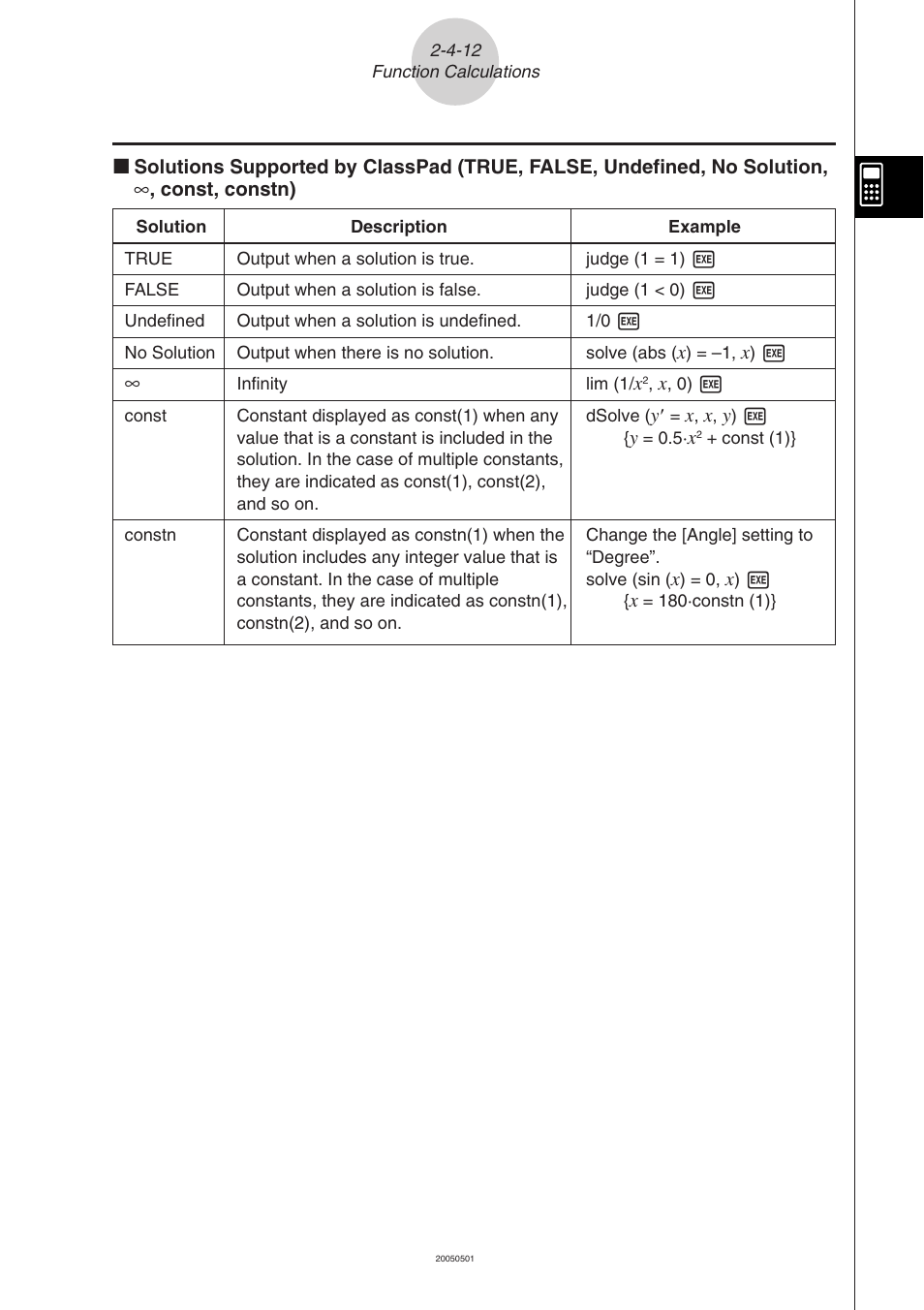 Casio ClassPad 300 PLUS User Manual | Page 120 / 753