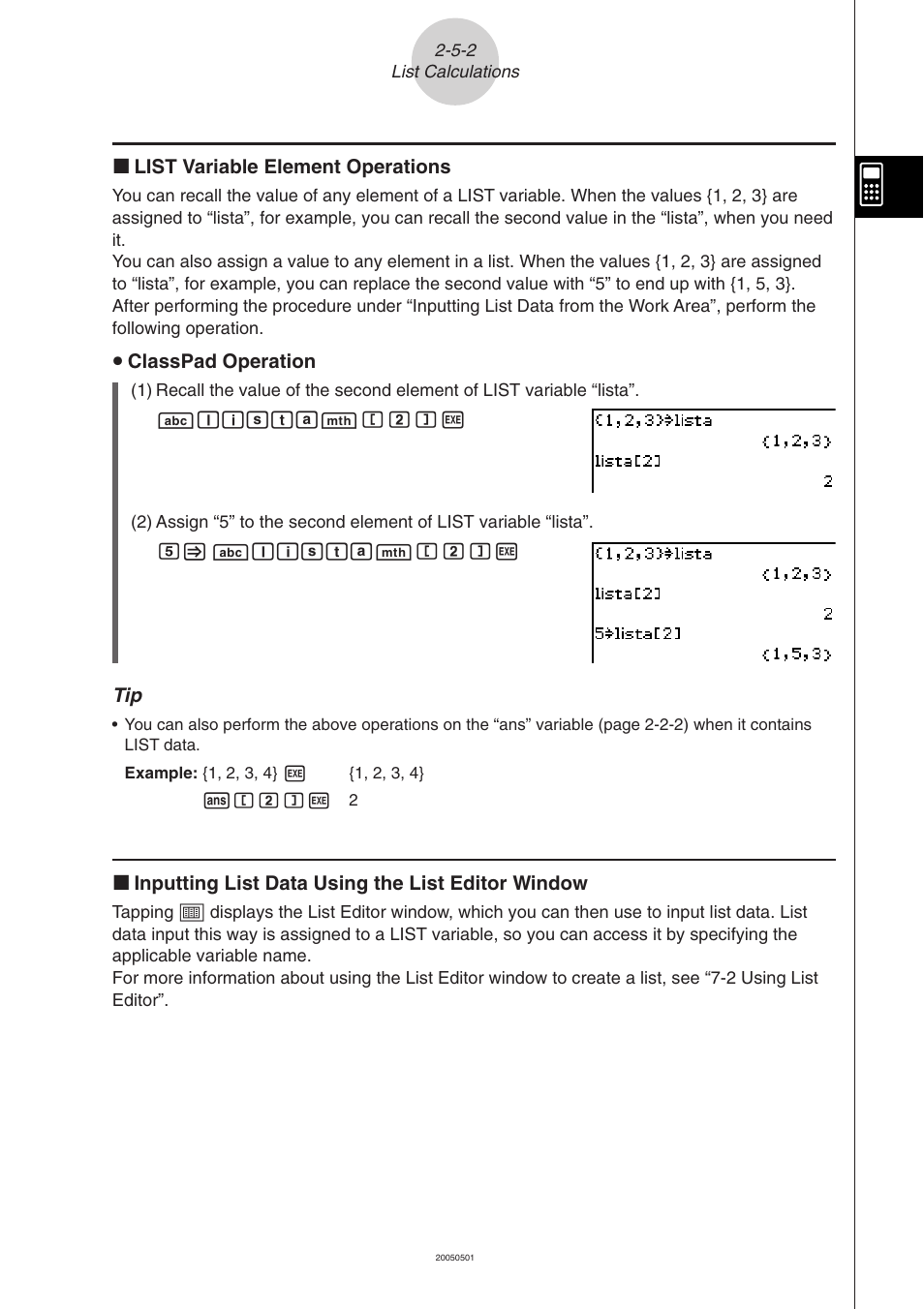 Casio ClassPad 300 PLUS User Manual | Page 122 / 753