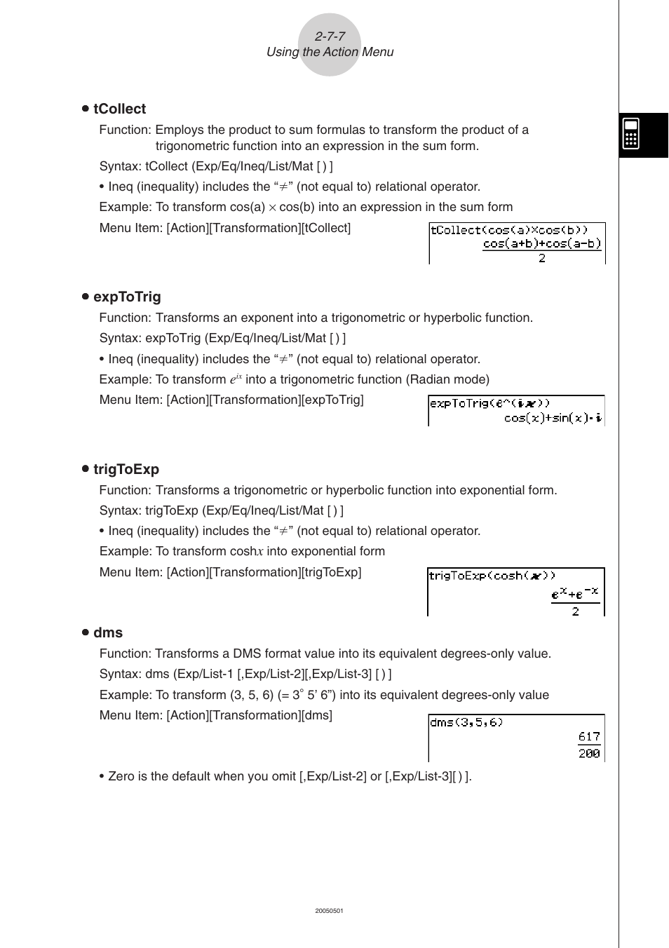 Casio ClassPad 300 PLUS User Manual | Page 136 / 753