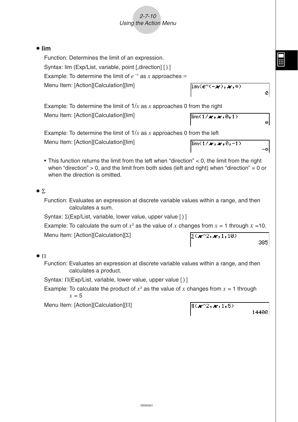 Casio ClassPad 300 PLUS User Manual | Page 139 / 753