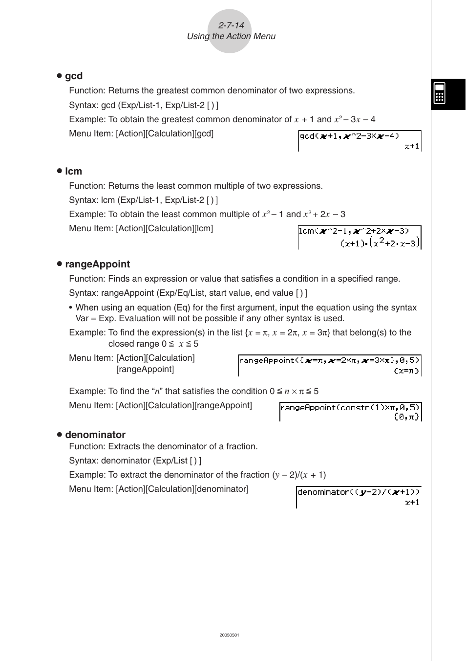 Casio ClassPad 300 PLUS User Manual | Page 143 / 753