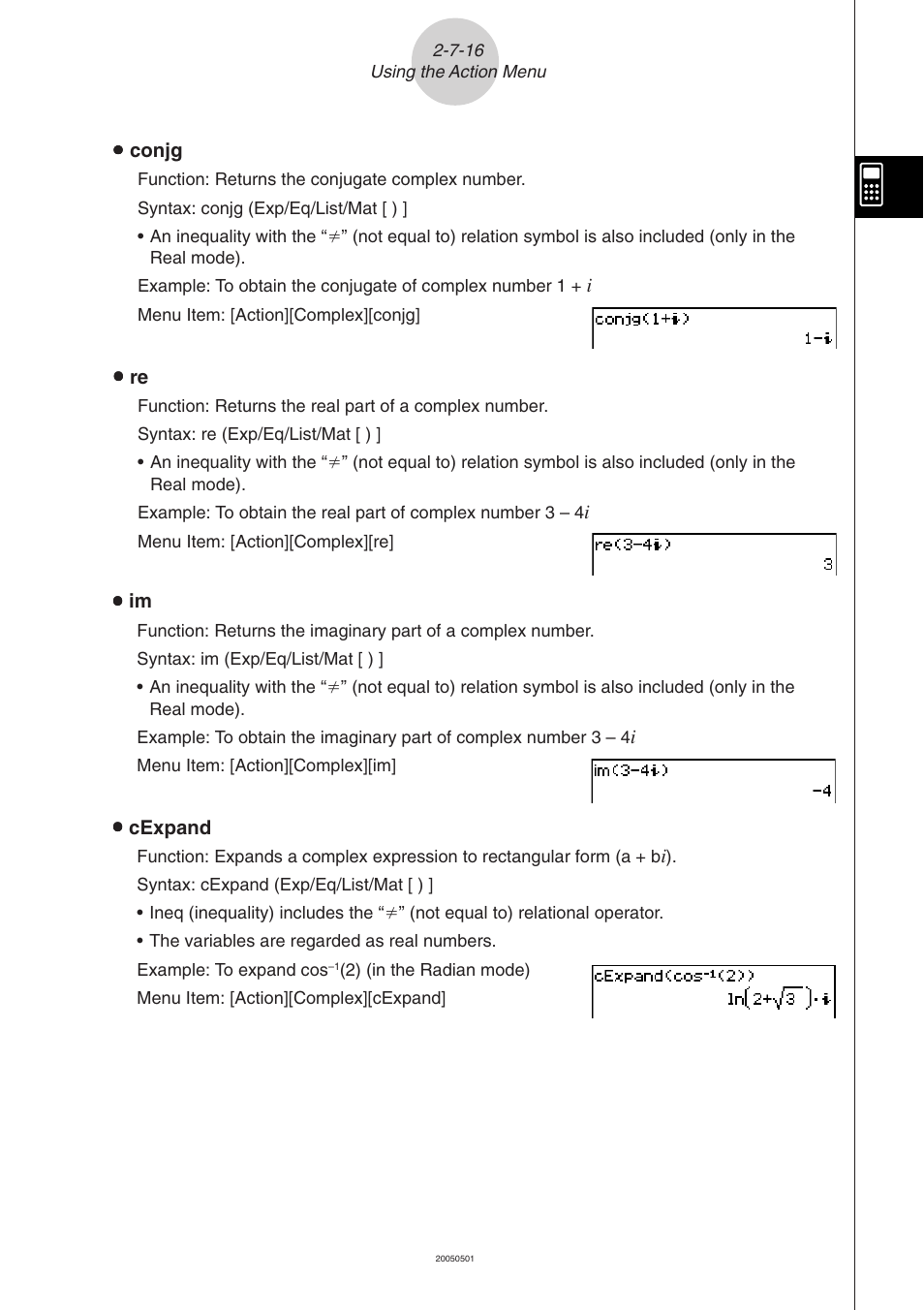 Casio ClassPad 300 PLUS User Manual | Page 145 / 753