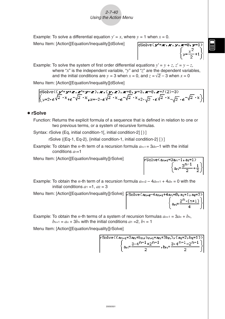 Casio ClassPad 300 PLUS User Manual | Page 169 / 753