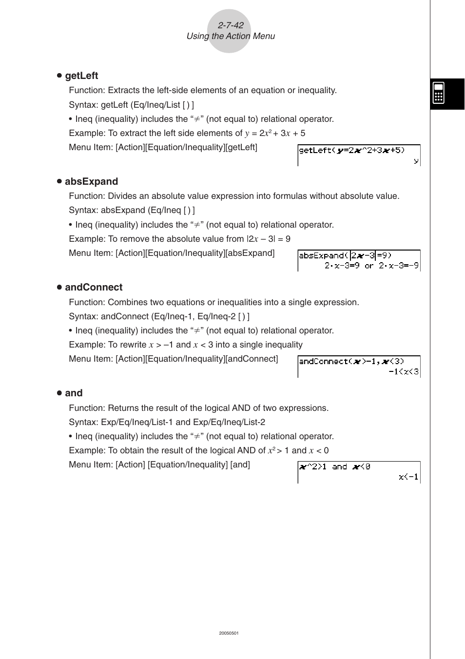 Casio ClassPad 300 PLUS User Manual | Page 171 / 753